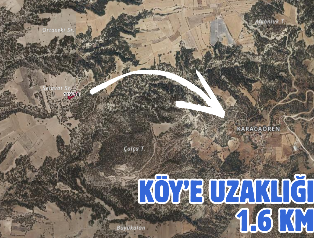 BURDUR MERKEZ KARACAÖREN 2.171 M² TARLAMIZ SATILIKTIR - BURDUR MERKEZ fotoğraf 2